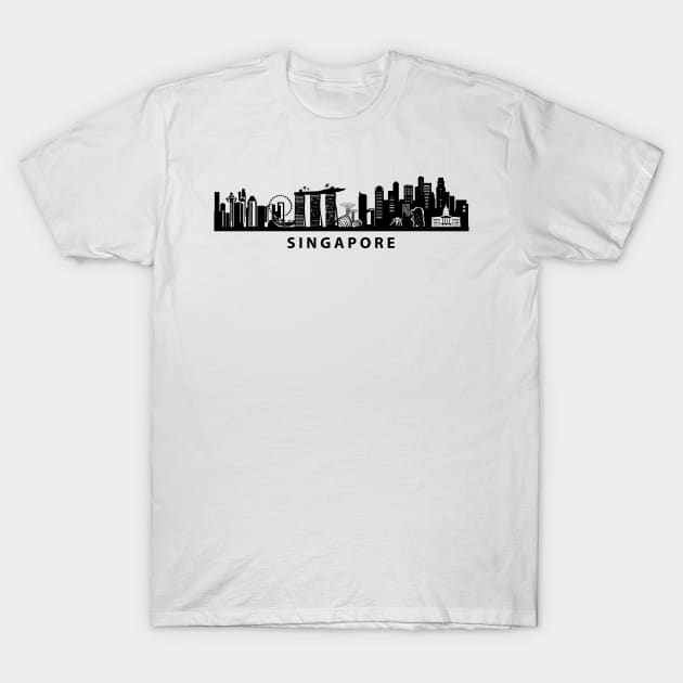 Singapore T-Shirt by Elenia Design